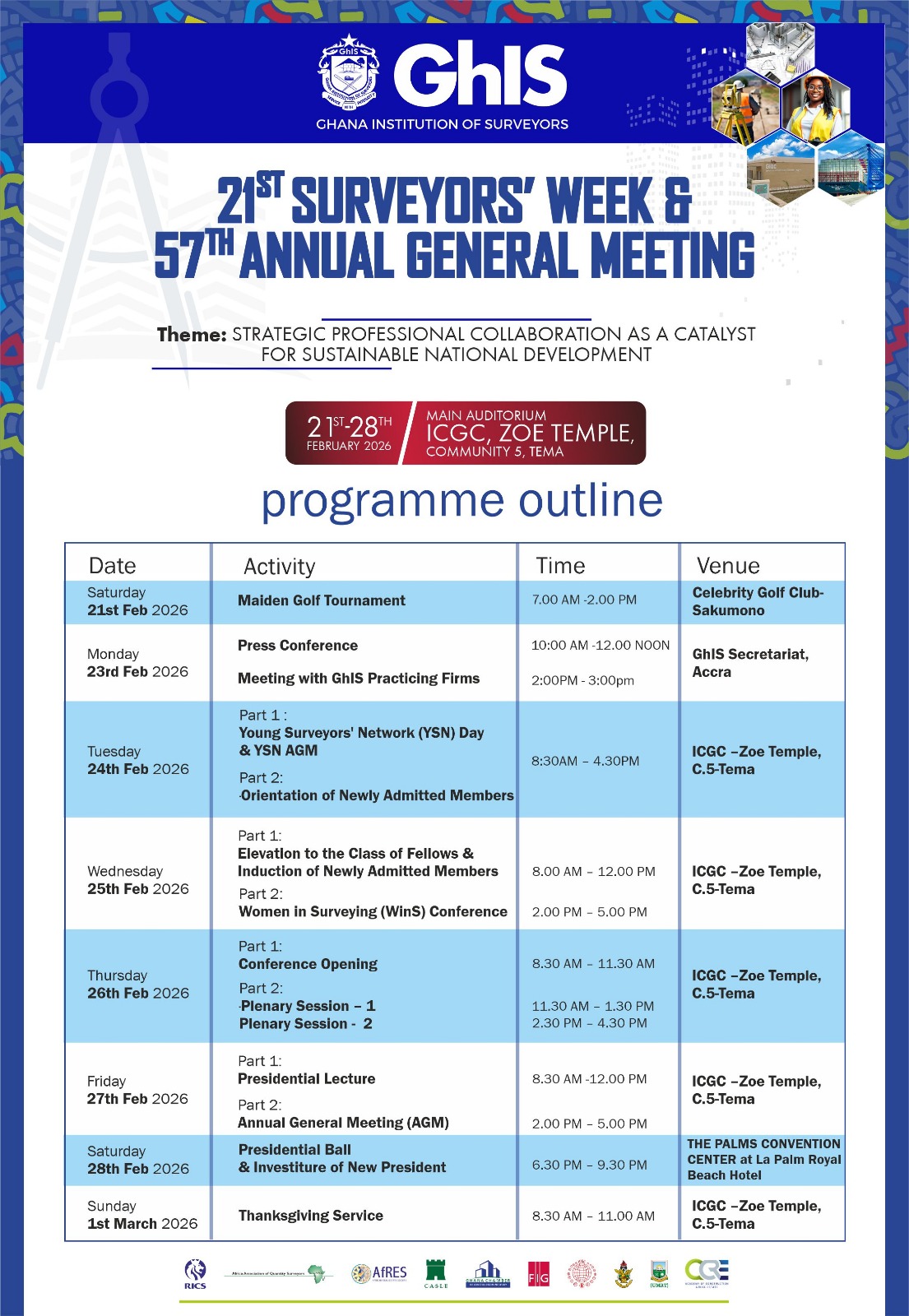 GhIS Conference 2026 Programme Line-Up